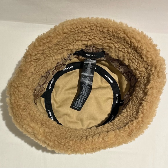 Coach Sherpa Bucket Hat CM750 Size XS/S - Picture 8 of 15